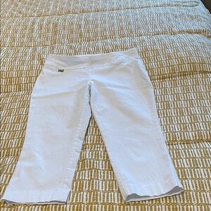 White capri pants